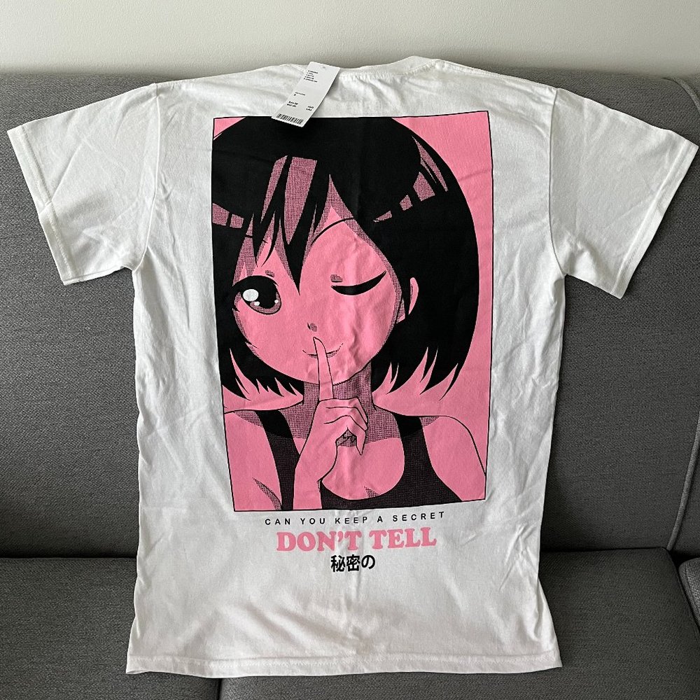 Urban Outfitters Don’t Tell Anime Tee Small